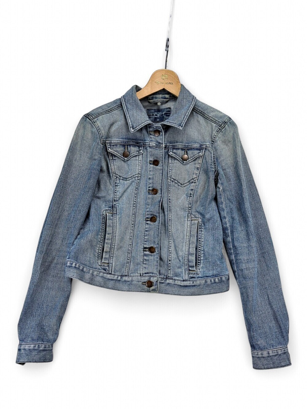 LOFT Ann Taylor Light Wash Denim Jacket XS